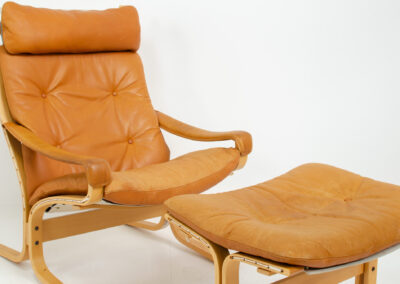 Ingmar relling westnofa siesta lounge chair and ottoman
