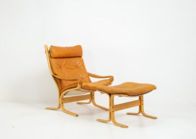 Ingmar relling westnofa siesta lounge chair and ottoman