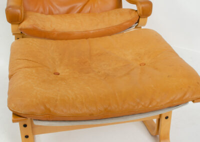 Ingmar relling westnofa siesta lounge chair and ottoman