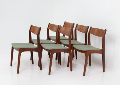teak danish dining chairs by Farso