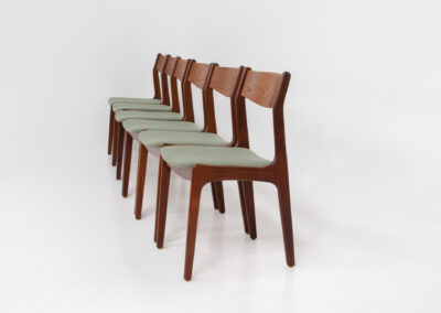 teak danish dining chairs by Farso