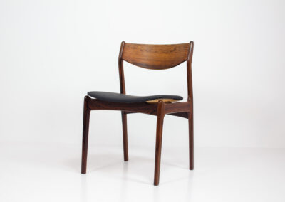 rosewood dining chairs p e jorgensen farso danish design