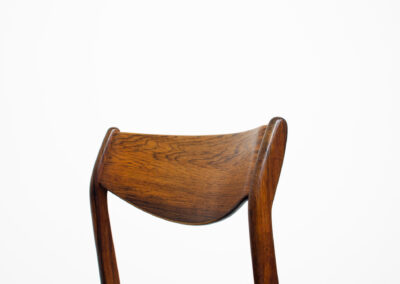 rosewood dining chairs p e jorgensen farso danish design