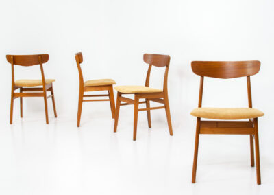 findahl mosbol dining chairs teak danish