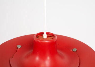 red ph5 pendant by louis poulsen poul henningsen danish design vintage lighting