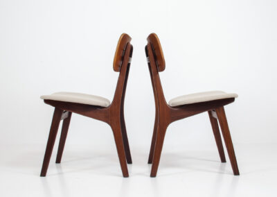 Set of 6 impressive Model 74 dining chairs by Ib Kofod-Larsen denmark