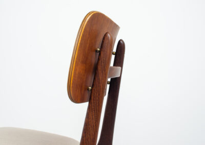 Set of 6 impressive Model 74 dining chairs by Ib Kofod-Larsen denmark