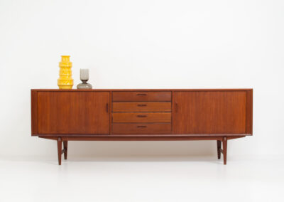OMF omer lefevre sideboard tambour doors mahjongg belgian design dressoir credenza