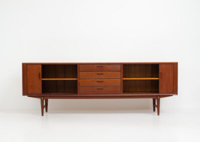 OMF omer lefevre sideboard tambour doors mahjongg belgian design dressoir credenza