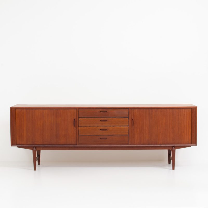 OMF omer lefevre sideboard tambour doors mahjongg belgian design dressoir credenza