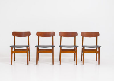 Set of 4 Danish dining chairs