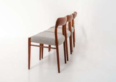 Set of 4 ‘Model 75’ dining chairs by Niels Otto Møller