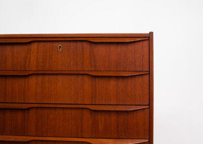Danish tallboy chest of drawers in teak