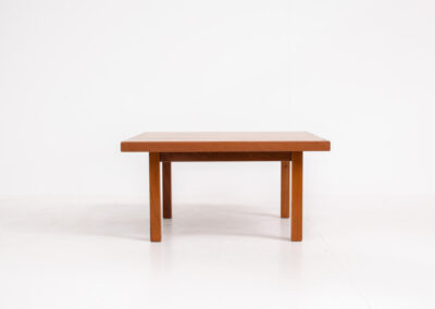 Square teak coffee table by Hans J. Wegner for Getama