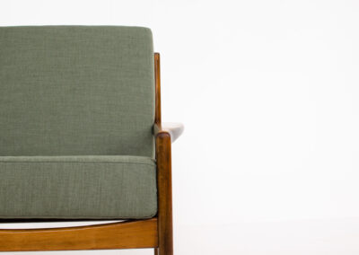 Rarely seen pair of easy chairs by Eugen Schmidt for Soloform (Germany, 1960s).