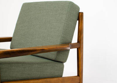 Rarely seen pair of easy chairs by Eugen Schmidt for Soloform (Germany, 1960s).