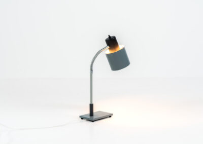“Beta” table lamp by Jo Hammerborg for Fog & Mørup (Denmark - 1960s). This beautiful piece is made out of laquered metal. It is in stunning condition! Newly rewired.