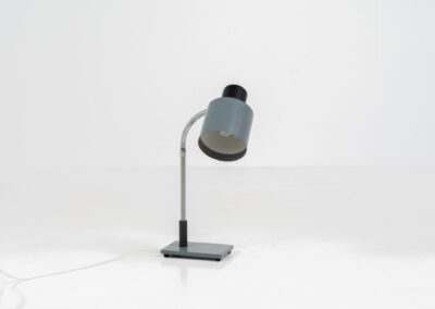 “Beta” table lamp by Jo Hammerborg for Fog & Mørup (Denmark - 1960s). This beautiful piece is made out of laquered metal. It is in stunning condition! Newly rewired.