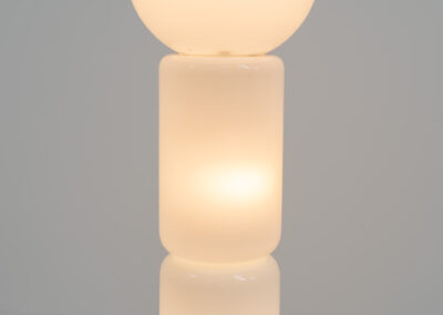 Large and extraordinary floor lamp by Carlo Nason for Mazzega (Italy, 1970s). A true eye catcher made fully out of Murano glass. It’s switched on with a dimmer switch which can control the light from very moody to very bright. In very good condition!