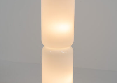 Large and extraordinary floor lamp by Carlo Nason for Mazzega (Italy, 1970s). A true eye catcher made fully out of Murano glass. It’s switched on with a dimmer switch which can control the light from very moody to very bright. In very good condition!