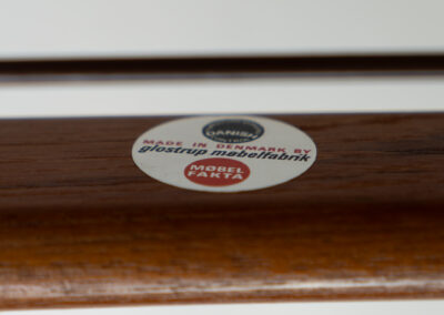 Impressive 3-seater sofa by Grete Jalk for Glostrup (Denmark, 1960s). What an eye catcher.. it features a solid teak frame which is beautifully sculpted and the original cushions! The green/yellow wool fabric is original aswell and remains in amazing condition. Obviously an example of true Scandinavian craftsmanship. It is a pleasure for the eyes and a pleasure to sit in! Marked by maker.