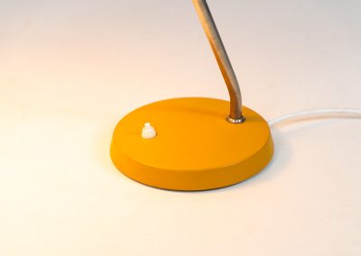 Colorful desk lamp by VEB Narva (Germany, 1950s). A very nice and colorful piece which was clearly inspired by Louis Kalff’s work. It is newly rewired, professionally cleaned and in remarkable condition!