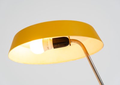 Colorful desk lamp by VEB Narva (Germany, 1950s). A very nice and colorful piece which was clearly inspired by Louis Kalff’s work. It is newly rewired, professionally cleaned and in remarkable condition!
