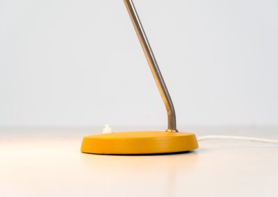 Colorful desk lamp by VEB Narva (Germany, 1950s). A very nice and colorful piece which was clearly inspired by Louis Kalff’s work. It is newly rewired, professionally cleaned and in remarkable condition!