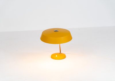 Colorful desk lamp by VEB Narva (Germany, 1950s). A very nice and colorful piece which was clearly inspired by Louis Kalff’s work. It is newly rewired, professionally cleaned and in remarkable condition!