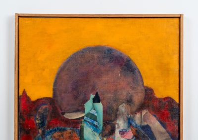 Colorful abstract painting (Denmark, 1971). Definitely a beautiful work that adds a vibrant touch to any room with its bold colors and amazing textures! Created and signed in 1971. In good condition.