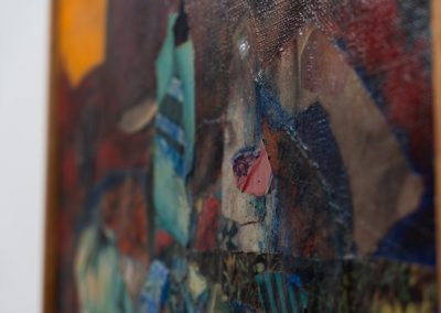 Colorful abstract painting (Denmark, 1971). Definitely a beautiful work that adds a vibrant touch to any room with its bold colors and amazing textures! Created and signed in 1971. In good condition.