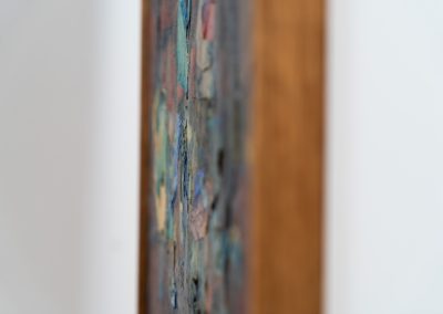 Colorful abstract painting (Denmark, 1971). Definitely a beautiful work that adds a vibrant touch to any room with its bold colors and amazing textures! Created and signed in 1971. In good condition.