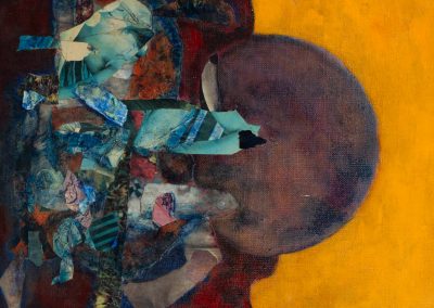 Colorful abstract painting (Denmark, 1971). Definitely a beautiful work that adds a vibrant touch to any room with its bold colors and amazing textures! Created and signed in 1971. In good condition.