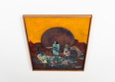 Colorful abstract painting (Denmark, 1971). Definitely a beautiful work that adds a vibrant touch to any room with its bold colors and amazing textures! Created and signed in 1971. In good condition.