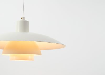 PH4/3 pendant light designed by Poul Henningsen for Louis Poulsen in Denmark, 1960s. A beautiful and timeless design with at the same time a very nice and calming light dispersion! In good condition.
