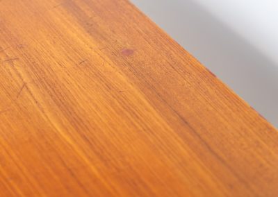 Modernist “1864” sideboard by Pierre Guariche for Meurop (Belgium, 1950s). A beautiful example of Belgian modernism! It features a warm meranti woodgrain, a sleek black lacquered metal frame and aluminium handles. It remains in very good vintage condition with some minor restoration Marks, shown on the pictures.