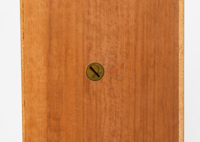 Set of 2 huge wall shelves by Walter Wirz for Wilhelm Renz (Germany, 1965). These iconic U-shaped wall shelves in teak are just stunning. They are sleek, timeless and absolutely beautiful. The shelves remain in very good and original condition. They are labeled.