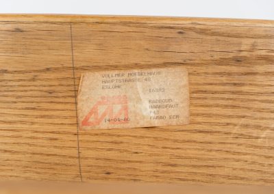 Brutalist lounge chair in solid oak by Dittmann & Co. for AWA Radboud (The Netherlands, 1960s). This robust fireplace chair, remeniscent of Pierre Chapo & Charlotte Perriand’s designs, is crafted out of solid oak and features a low comfortable seat and a vivid woodgrain. The chair is in a nice untouched vintage condition.