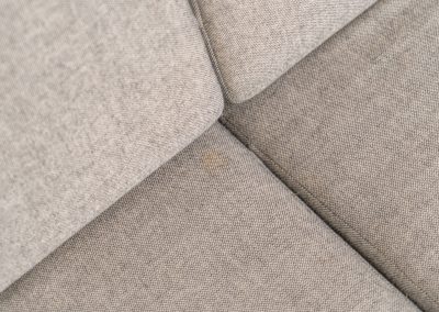 GE300 3-seater sofa by Hans J. Wegner for Getama (Denmark, 1960s). This beauty from the 60’s was manufactured by Getama and designed by the grandmaster himself, Hans J. Wegner. It features solid oak legs and the original grey cushions. This sofa is timeless, significant and in very good condition with only a few small stains!