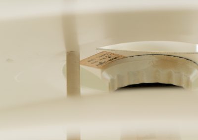 Beautiful “52580” pendant light by Form Light (Denmark, 1970s). The lamp is crafted out of seven metal shades and gives a stunning light dispersion. In mint condition and labeled by maker.