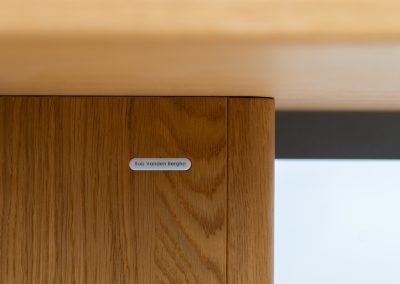 “Cirkante” dining table by Bob & Dries Vanden Berghe for Vanden Berghe Pauvers (Belgium, 1980s). This Belgian icon by Bob Van den Berghe is a masterclass in geometric functionalism. With its signature folding leaves, the Cirkante transforms from a solid square into a spacious octagon, expanding capacity from 8 to 12 people in seconds. By erasing the "head of the table" to put every guest at the center of the conversation. By removing the "head" of the table, its architectural form ensures every guest is at the heart of the conversation. Crafted from premium materials, it remains a timeless sculptural centerpiece for the modern collector. The table remains in amazing condition with minimal wear.