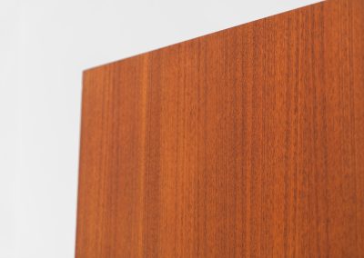 Iconic B60 sideboard by Dieter Waeckerlin for Behr (Germany, 1950s). This highly sought after and significant “B60” sideboard is a masterful blend of minimalistic design and functional elegance. It’s unbelievable this piece was made in the 50’s and is yet so timeless. It contains four drawers and four doors with a minimal gap between them. The inside offers lots of storage space with adjustable shelves. It is in amazing condition with minor sings of use and age.