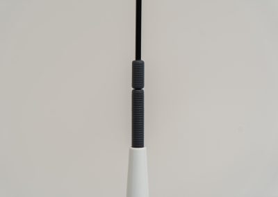 Stunning pair of “Club 1095” floor lamps by Giuseppe Ramella for Arteluce (Italy, 1980s). A beautiful example of Italian minimalist design, the Club 1095 combines a clean, architectural silhouette with a highly functional design. The height of the lamp is adjustable, while the diffuser can be angled to direct the light exactly where it is needed. With their understated presence and timeless aesthetic, these lamps work beautifully in both contemporary and more eclectic interiors, equally striking as a pair or as a standalone piece. Both lamps are in excellent vintage condition. Available individually or as a pair.