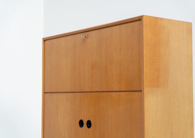 First edition MTP cabinet by Marian Grabinski for IKEA (Sweden, 1961s). Rare find! This vintage IKEA cabinet is a first-edition piece from the original prototype series created in 1961, shortly before the MTP series was introduced in the IKEA catalogue in 1962. At the time, IKEA had just one store, located in Almhult, Sweden. The MTP series was originally designed by Marian Grabinski as a wedding gift for Ingvar Kamprad, founder of IKEA. The cabinet is in very good vintage condition, with some visible signs of use and areas of discoloration, as shown in the photos. Stamped on the back.