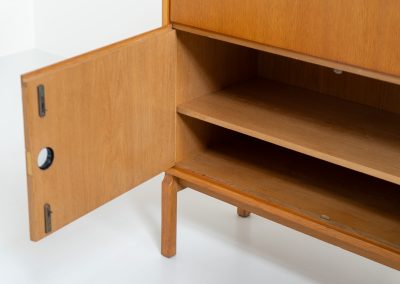 First edition MTP cabinet by Marian Grabinski for IKEA (Sweden, 1961s). Rare find! This vintage IKEA cabinet is a first-edition piece from the original prototype series created in 1961, shortly before the MTP series was introduced in the IKEA catalogue in 1962. At the time, IKEA had just one store, located in Almhult, Sweden. The MTP series was originally designed by Marian Grabinski as a wedding gift for Ingvar Kamprad, founder of IKEA. The cabinet is in very good vintage condition, with some visible signs of use and areas of discoloration, as shown in the photos. Stamped on the back.