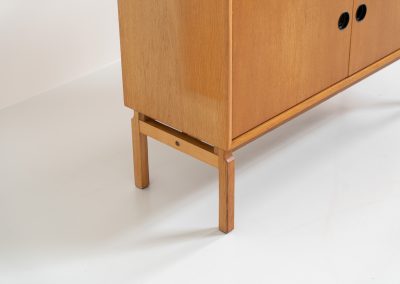 First edition MTP cabinet by Marian Grabinski for IKEA (Sweden, 1961s). Rare find! This vintage IKEA cabinet is a first-edition piece from the original prototype series created in 1961, shortly before the MTP series was introduced in the IKEA catalogue in 1962. At the time, IKEA had just one store, located in Almhult, Sweden. The MTP series was originally designed by Marian Grabinski as a wedding gift for Ingvar Kamprad, founder of IKEA. The cabinet is in very good vintage condition, with some visible signs of use and areas of discoloration, as shown in the photos. Stamped on the back.
