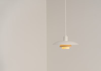 PH4/3 pendant light designed by Poul Henningsen for Louis Poulsen in Denmark, 1960s. A beautiful and timeless design with at the same time a very nice and calming light dispersion! In good condition.